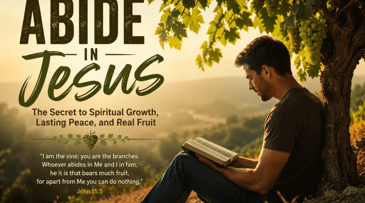 Abide in Jesus